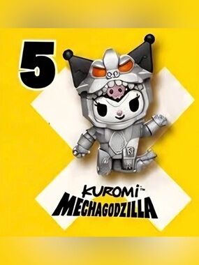 McDonalds Kuromi Mechagodzilla happy meal kids toy # 5 hello kitty